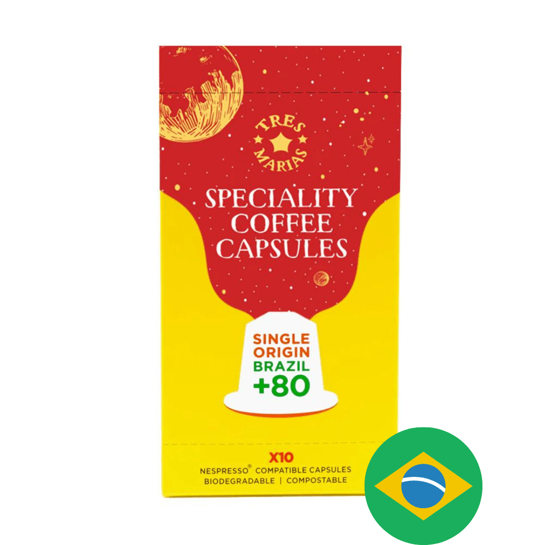 Speciality Coffee Capsules - Brazil Primavera Nespresso Pods - Tres Marias Coffee Company