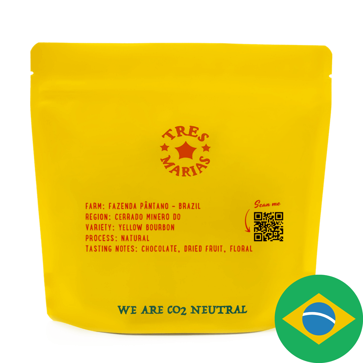 Tres Marias Coffee - Brazil - Fazenda Pantano - Natural - Tres Marias Coffee Company 